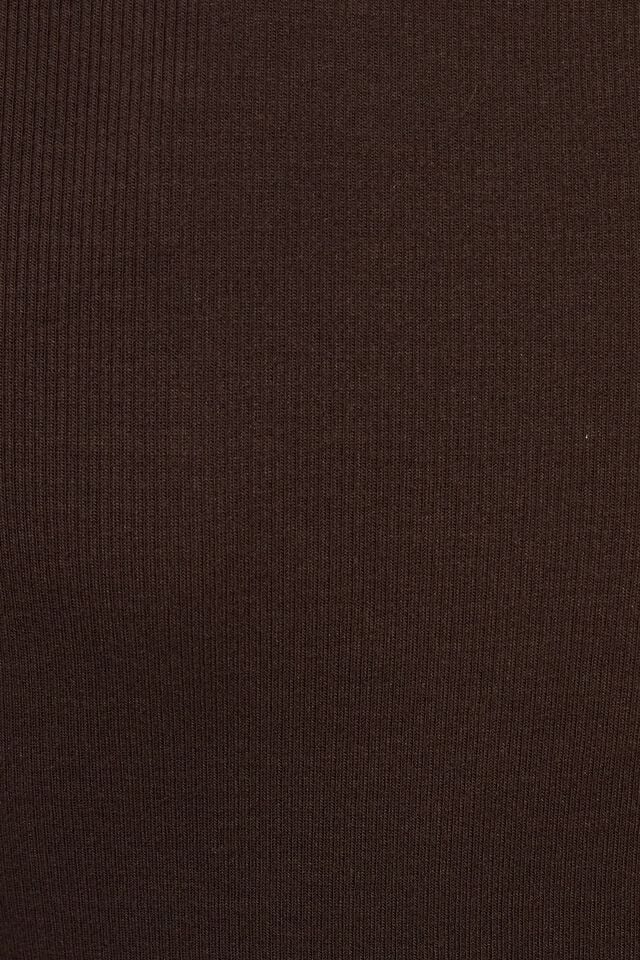 Women Garage Billie Henley Long Sleeve Brown | A-7029648