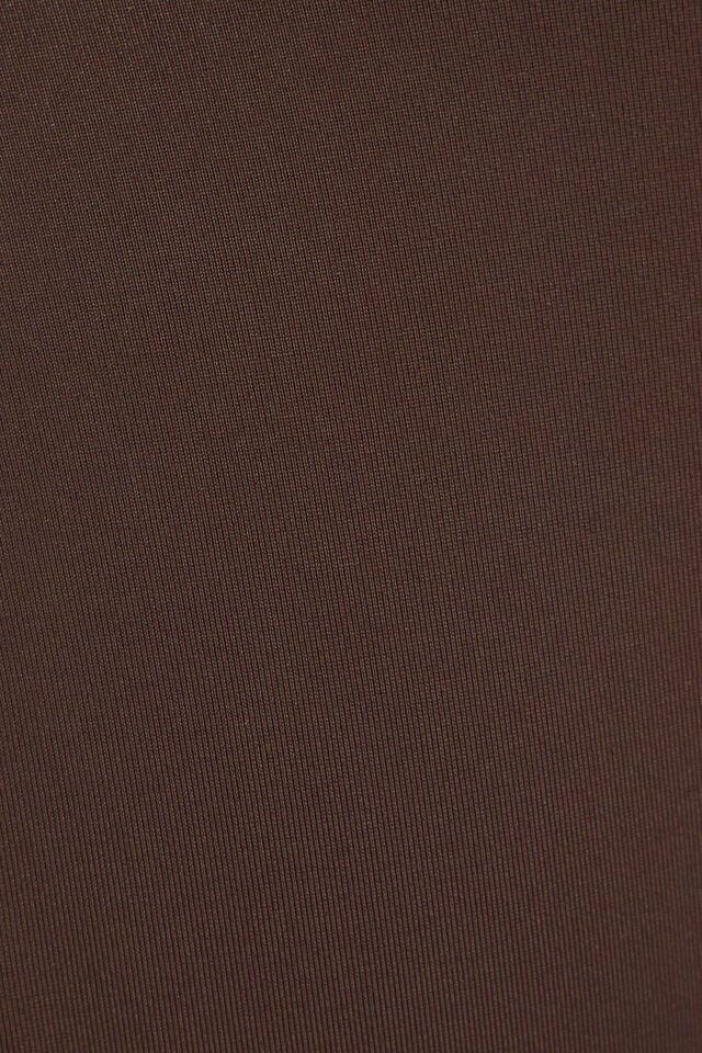 Women Garage Boomerang Cheeky Bikini Bottom Coffee Brown | A-6281497