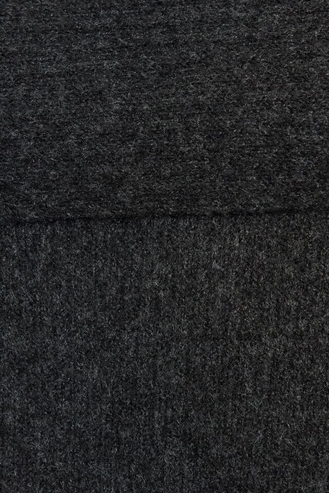 Women Garage Cozy Loose Off Shoulder Sweater Grey | A-4237806