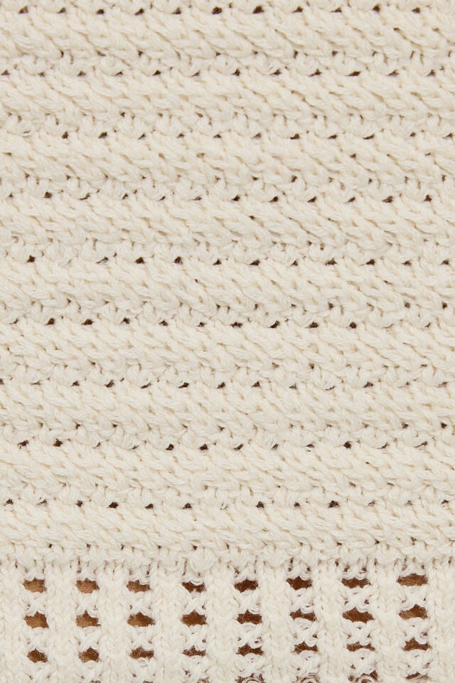 Women Garage Crochet Tube Tank Top Light Blue / White | A-5672418