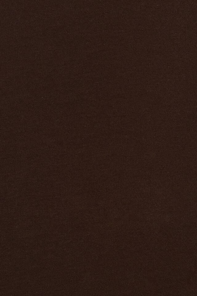 Women Garage Estelle Longline T Shirts Brown | A-9135402
