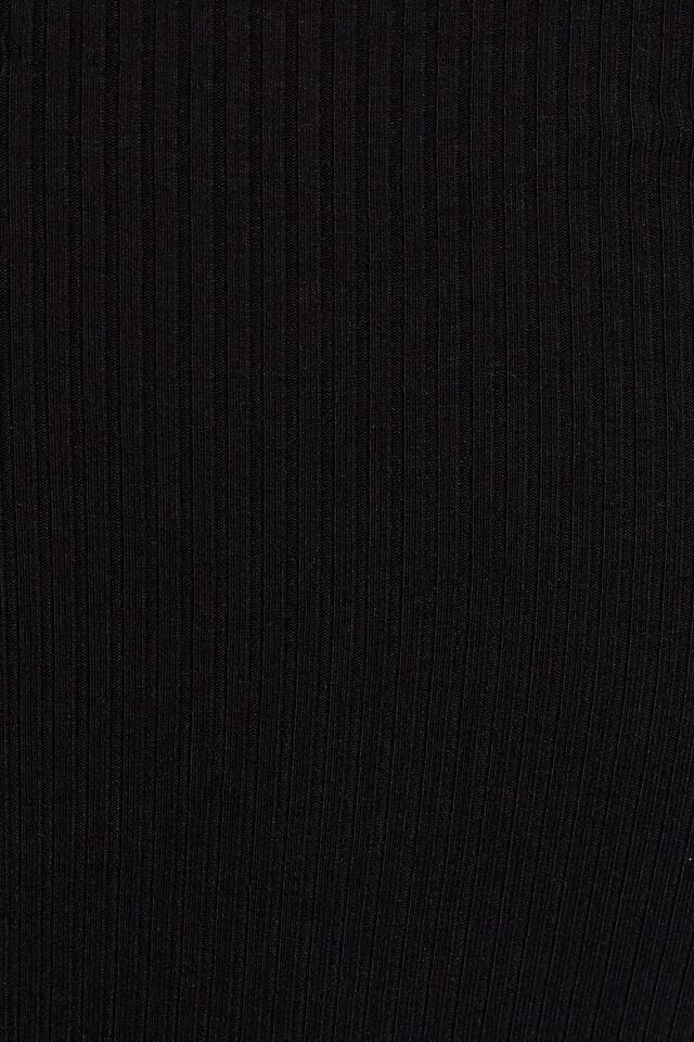 Women Garage Off Shoulder Snap Front Long Sleeve Black | A-2839561