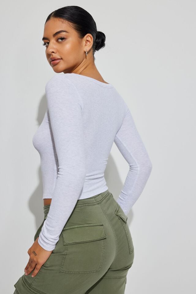Women Garage Pamela Long Sleeve Grey | A-7401968