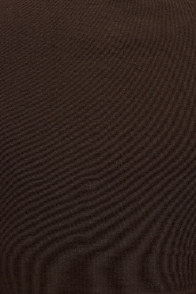 Women Garage Portia Square Neckline T Shirts Brown | A-6019584