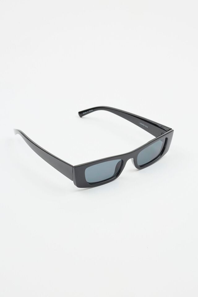Women Garage Slim 90's Sunglasses Black / Grey | A-7160452