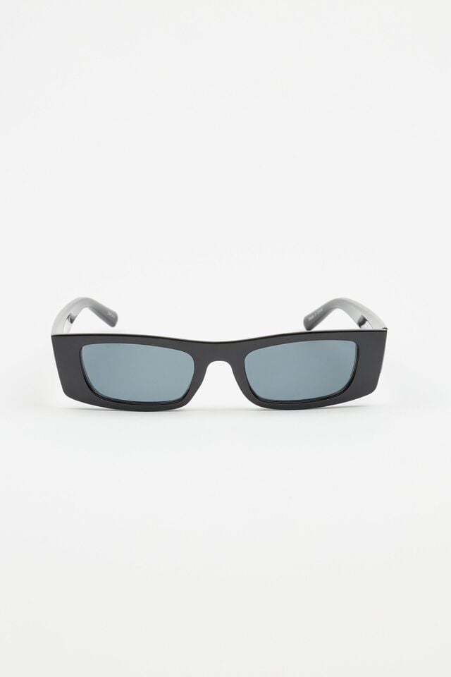 Women Garage Slim 90's Sunglasses Black / Grey | A-7160452