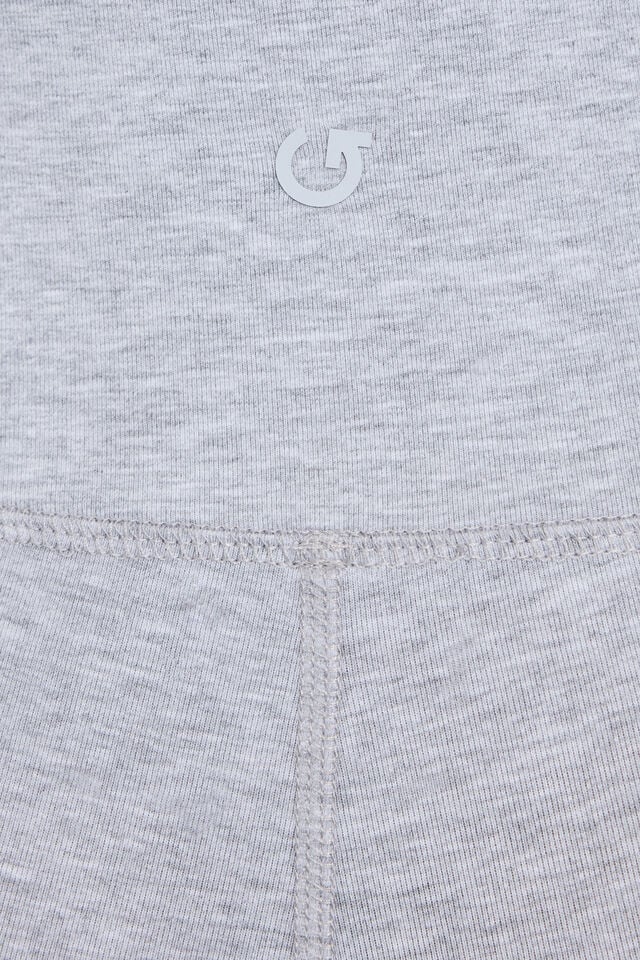 Women Garage Soft Cotton Flare Leggings Grey | A-7504193