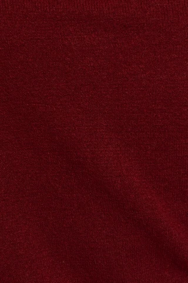 Women Garage Spongy Button Up Cardigan Dark Red | A-7056249