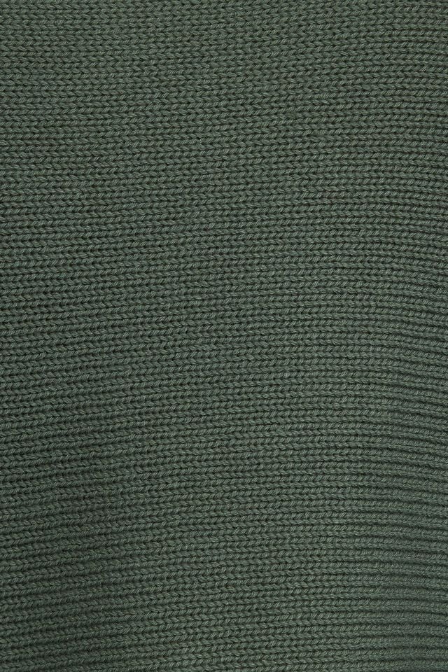 Women Garage Supersoft Loose Crop Sweater Dark Green | A-5143892