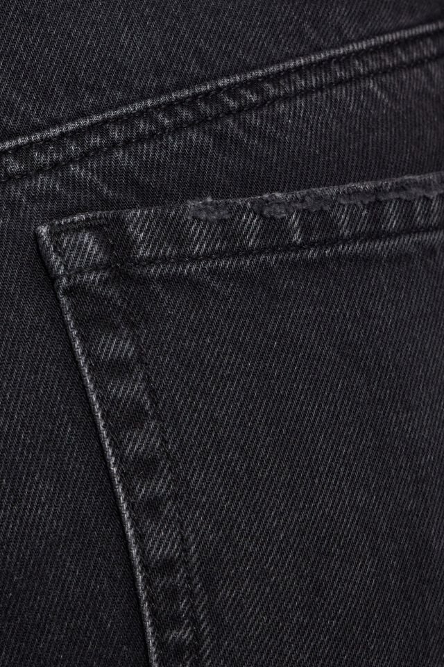 Women Garage Vintage Straight Jeans Black | A-5238094