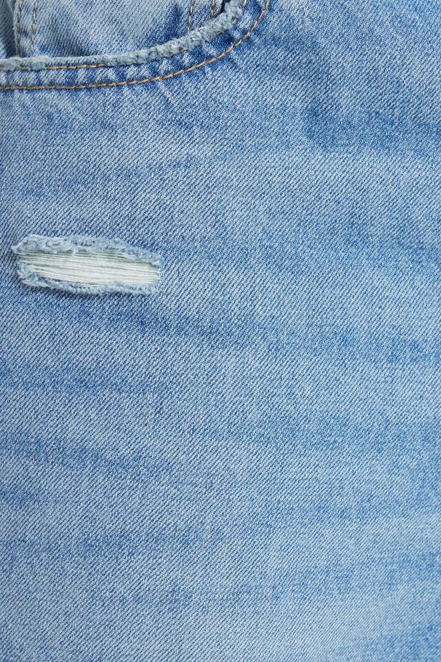 Women Garage Vintage Straight Jeans Blue | A-1482079